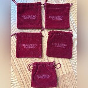 FREE Helzberg Dimonds jewelry gift bags. Set of 5.